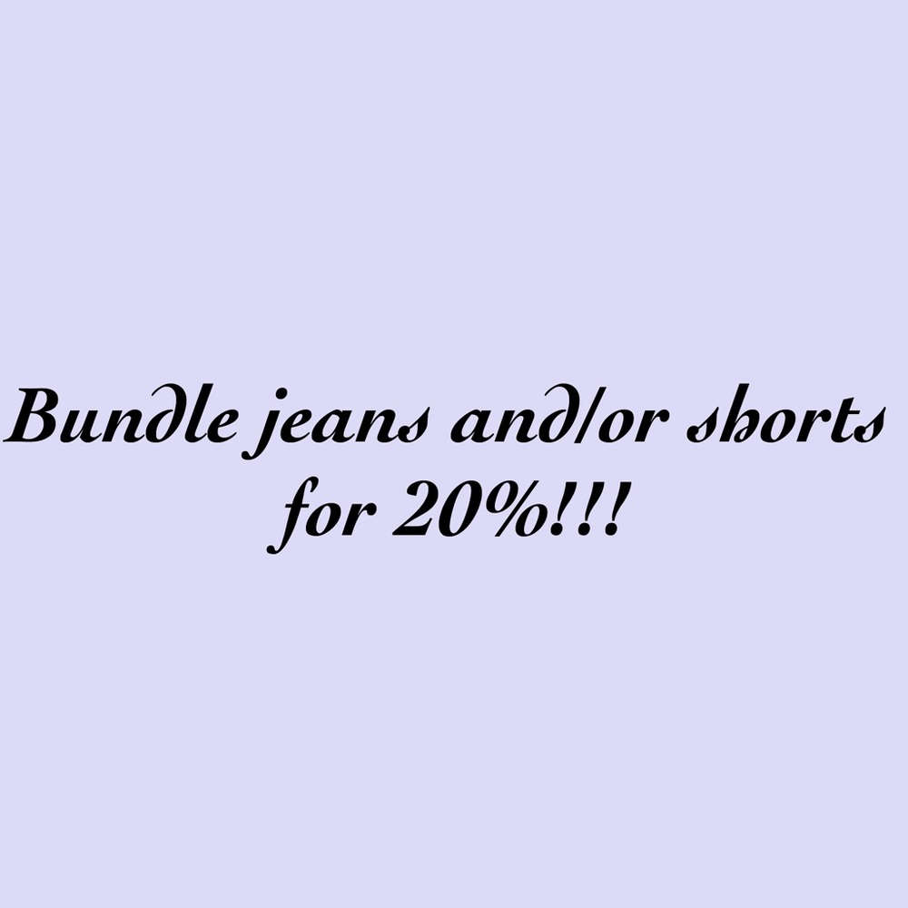 Jeans and shorts bundle